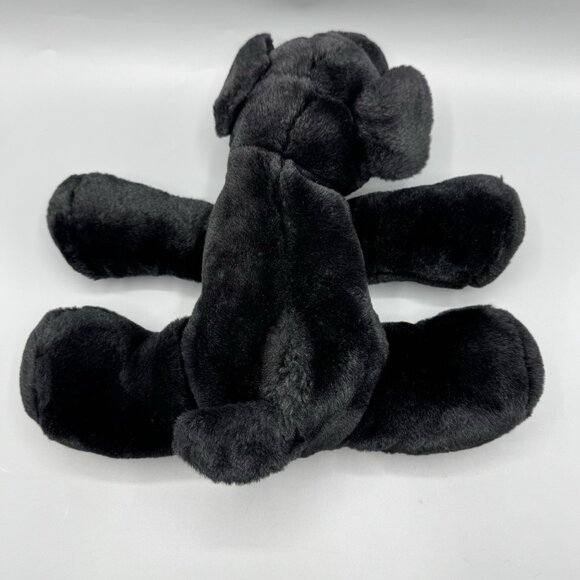 Vintage Black Labrador Puppy Dog Plush 12" Stuffed Animal NO TAGS - Picture 8 of 10